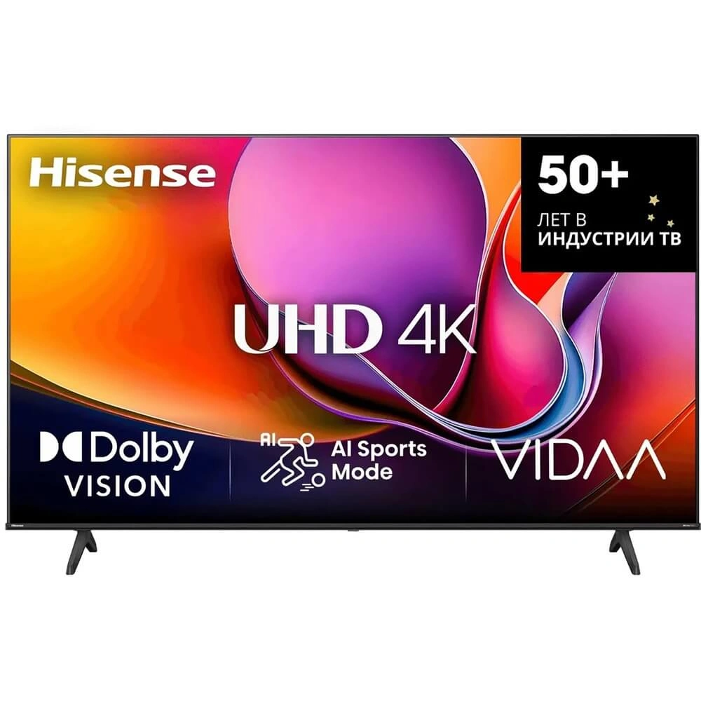 Телевизор Hisense 55A6Q (2025) 55" 4K UHD LED Smart TV. Фото 1