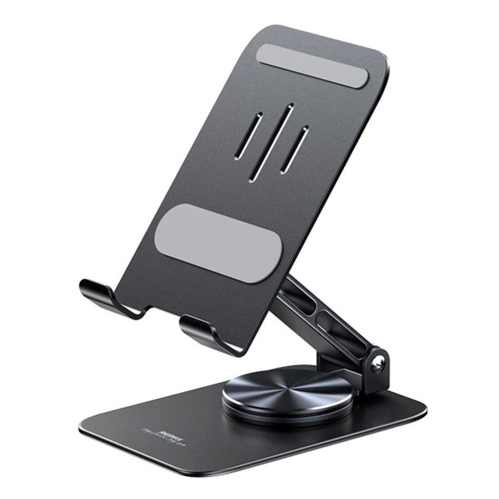 Подставка для телефона Remax RM-C38 металлическая , Тёмно-серая. Фото 1