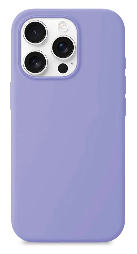 Накладка Silicone Case для iPhone 16 Pro, Лиловая. Фото 1