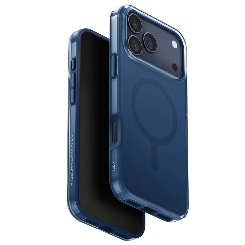 Накладка Uniq Clario Protective MagSafe для iPhone 17 Pro, Королевский синий (IP6.3P(2025)-CLARMRBLU). Фото 1