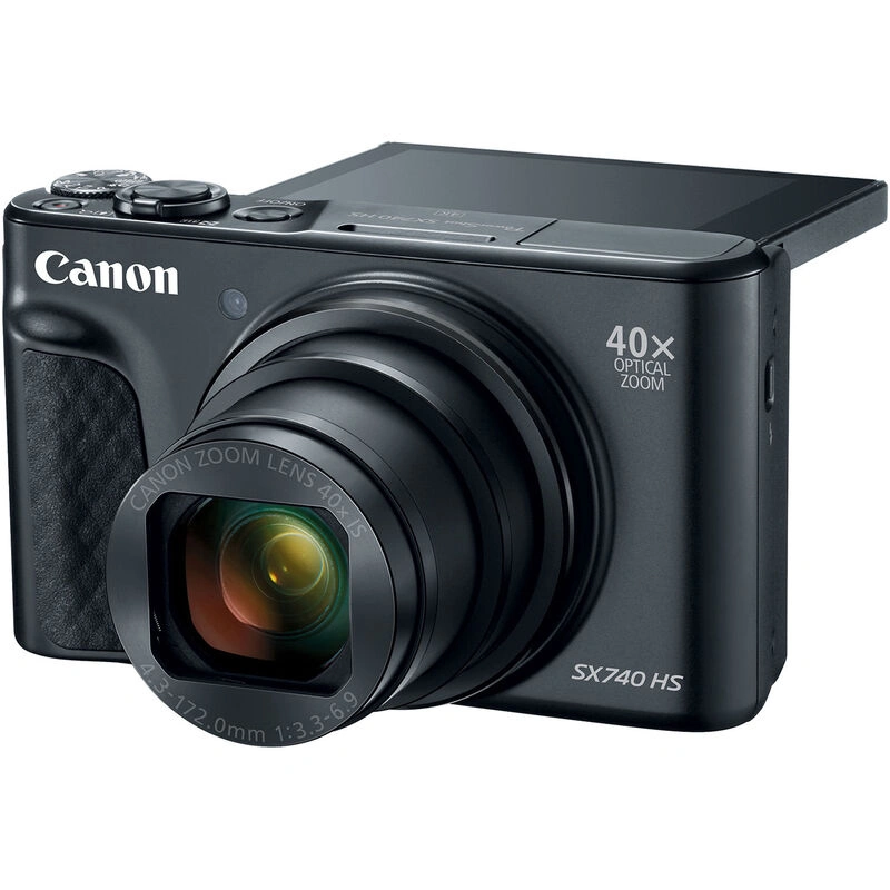 Фотоаппарат Canon PowerShot SX740 HS, Чёрный (Английский язык). Фото 7