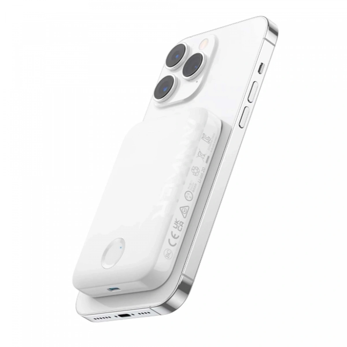 Внешний аккумулятор Anker 321 Magnetic Battery MagGo 5000 mAh, Белый (A1616). Фото 2