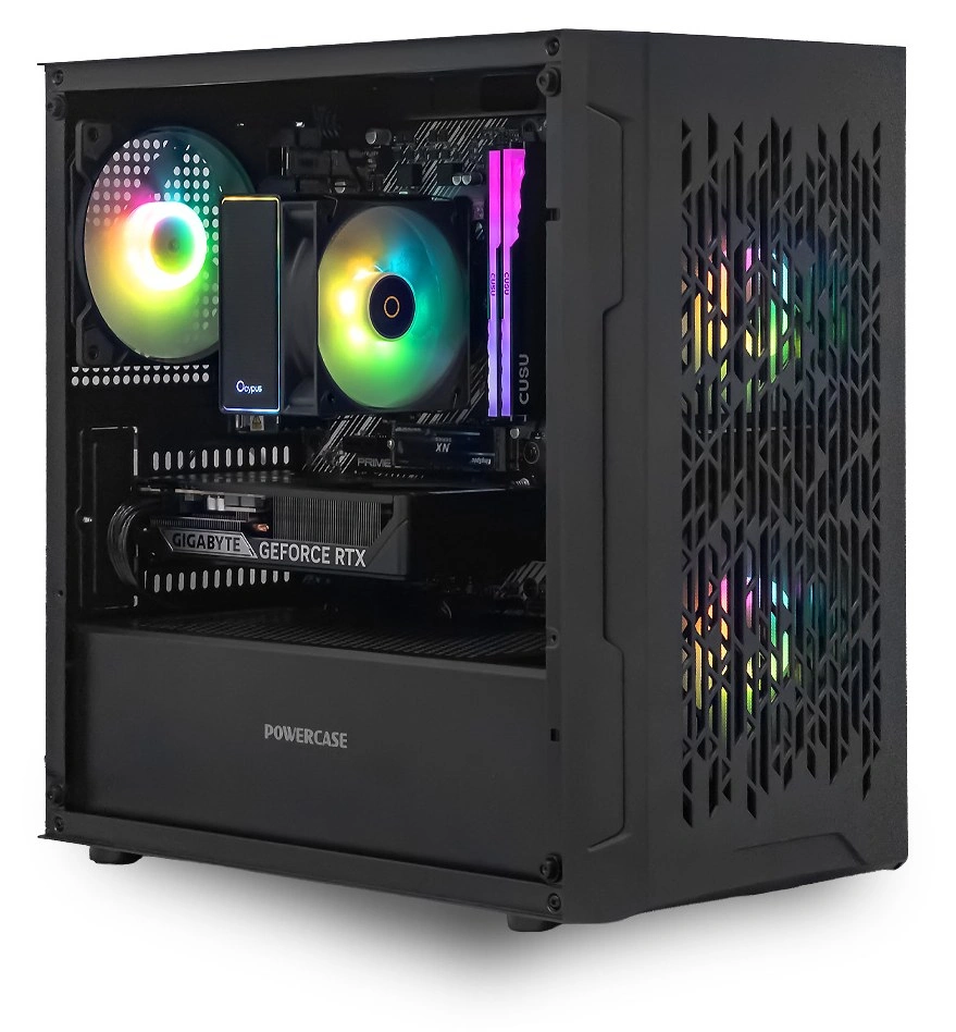 Системный блок CORE M (D3B Ryzen 5 5600, 32Гб DDR4, RTX5060, SSD 1Тб M.2, ASUS PRIME B550M-K, 650Вт). Фото 1