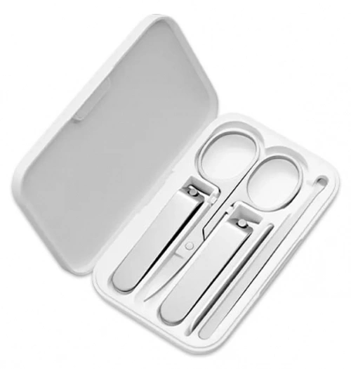 Маникюрный набор Mijia Nail Clipper Five Piece Set, Серебристый (MJZJD002QW). Фото 2