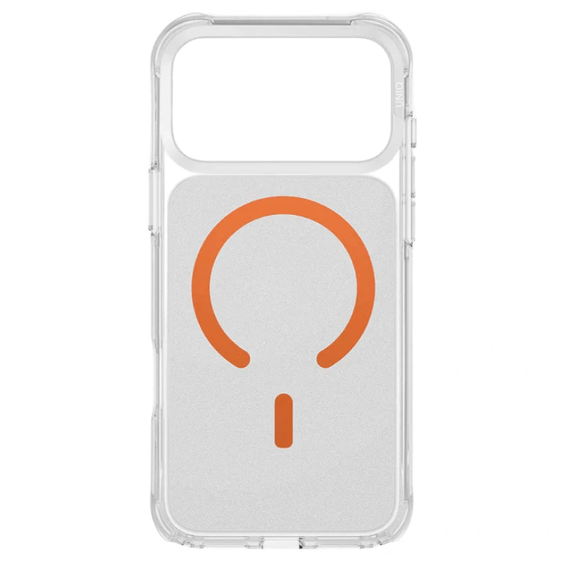 Накладка Uniq для iPhone 17 Pro Max LifePro Xtreme (AF) MagSafe, Морозно-оранжевая (IP6.9P(2025)-LXAFMFCLRVO). Фото 3