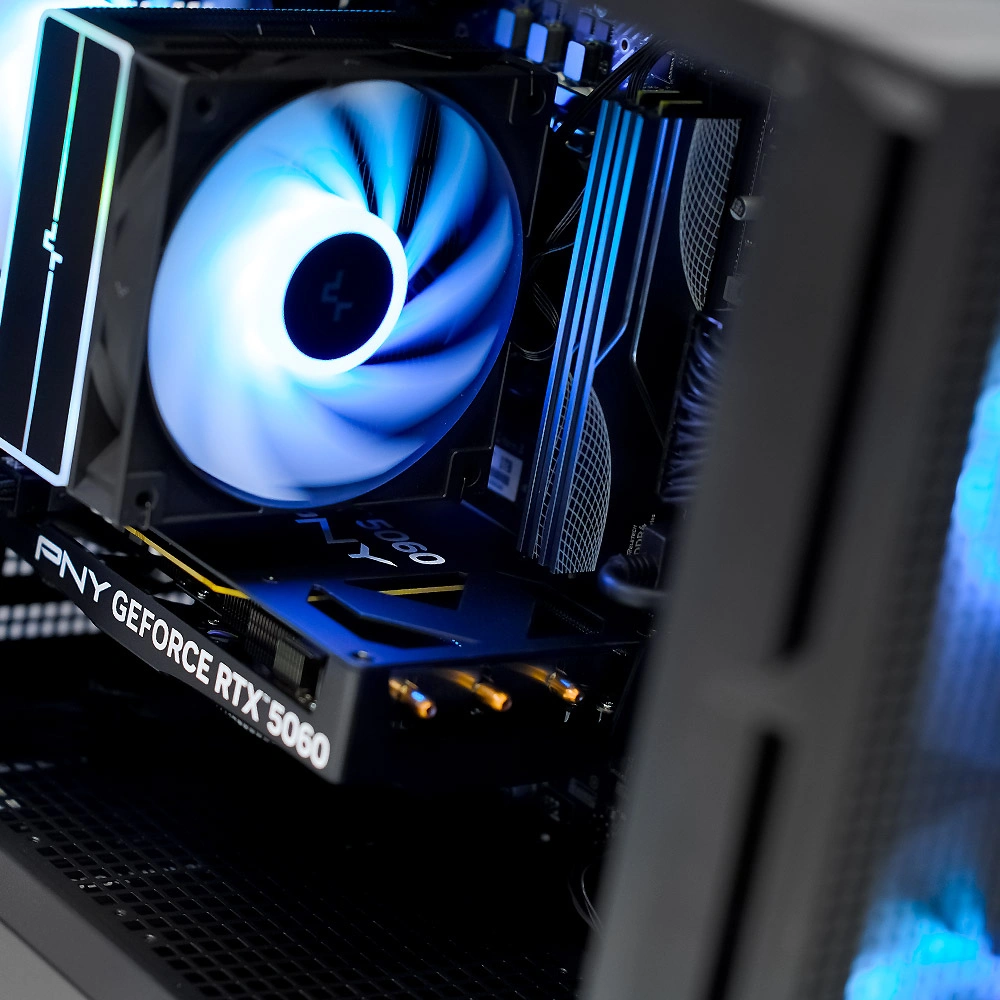 Системный блок CORE M (CH360 Intel Core i5-12400F, 32Гб DDR4, RTX5060, SSD 1Тб M.2, MSI B760M-E, 650Вт). Фото 4