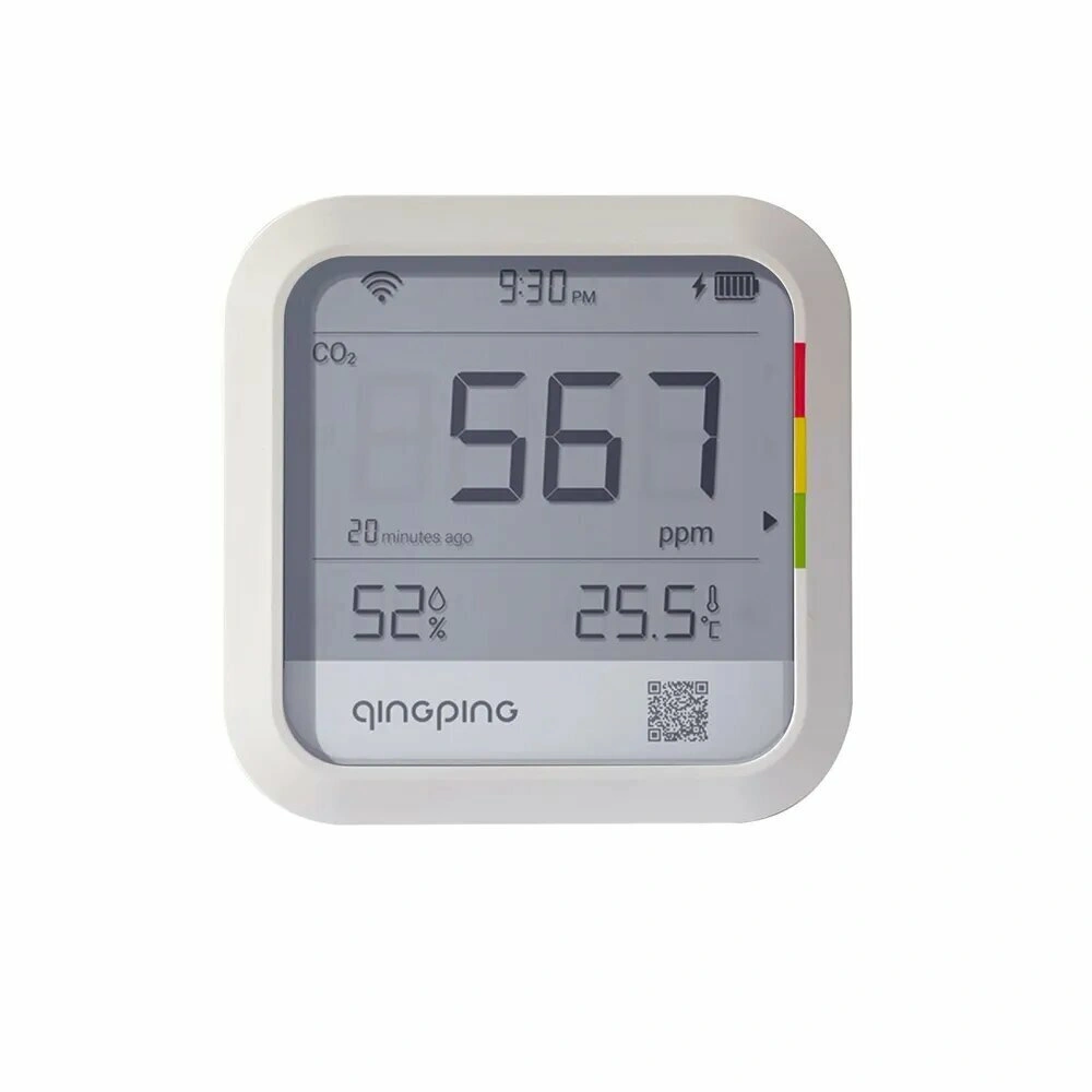 Монитор качества воздуха Qingping CO2/Temp/RH Monitor, White (CGP22C). Фото 1