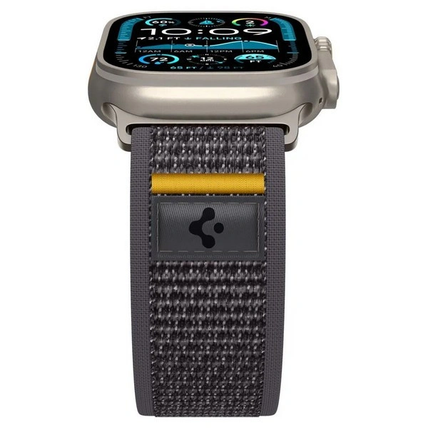 Ремешок Spigen Athlex Air для Apple Watch 44/45/49мм, Active Gray (AMP09034). Фото 5