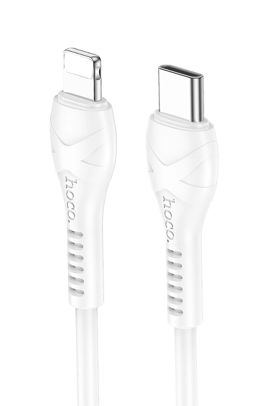 Кабель Hoco X37 PD Type-C- Lightning 1м, Белый. Фото 1