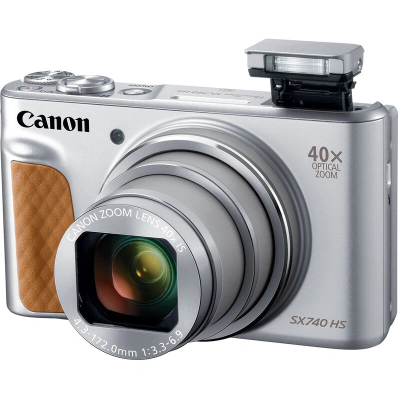 Фотоаппарат Canon PowerShot SX740 HS, Серебристый (Английский язык). Фото 6