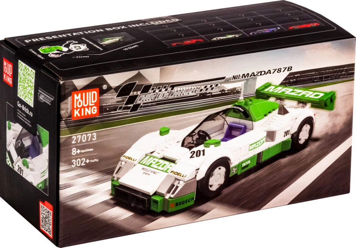 Конструктор Mould King Models 27073. Mazda 787B, 325 деталей. Фото 4