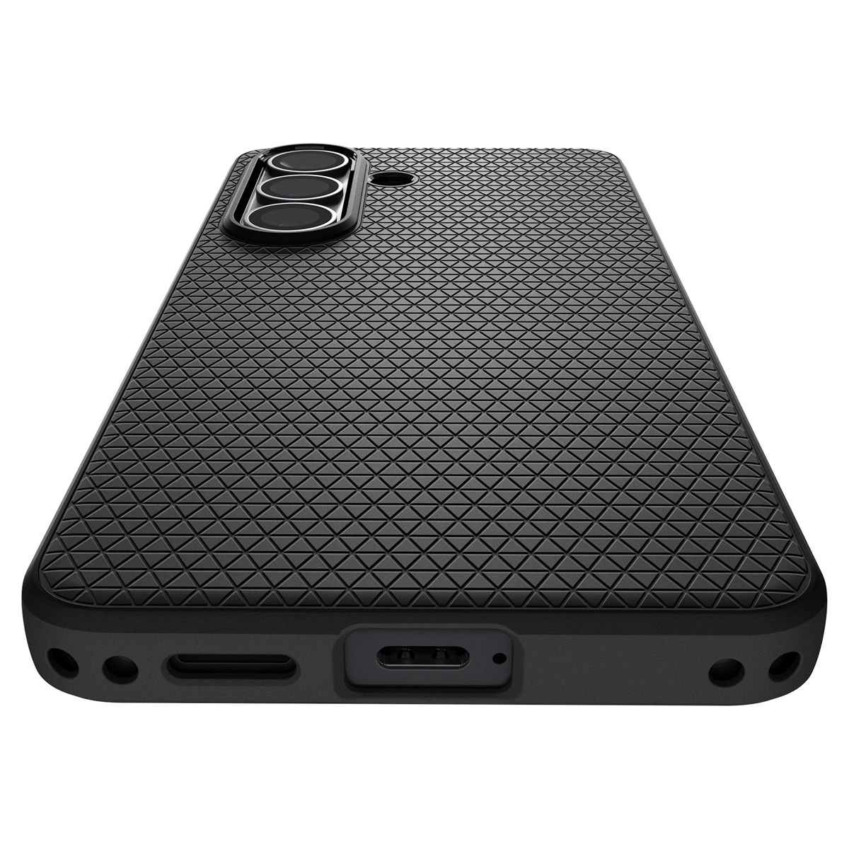 Накладка Spigen Liquid Air (MagSafe) для Samsung Galaxy S26, Чёрный (ACS10730). Фото 6