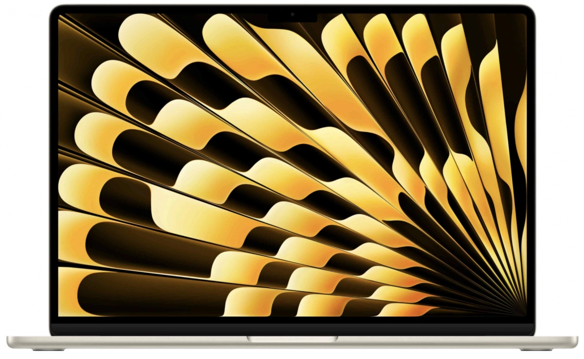 Ноутбук Apple MacBook Air 15" 2026 512 Гб Сияющая звезда (MDVD4) (M5, 10C CPU/10C GPU, 16Гб, 512Гб SSD). Фото 1