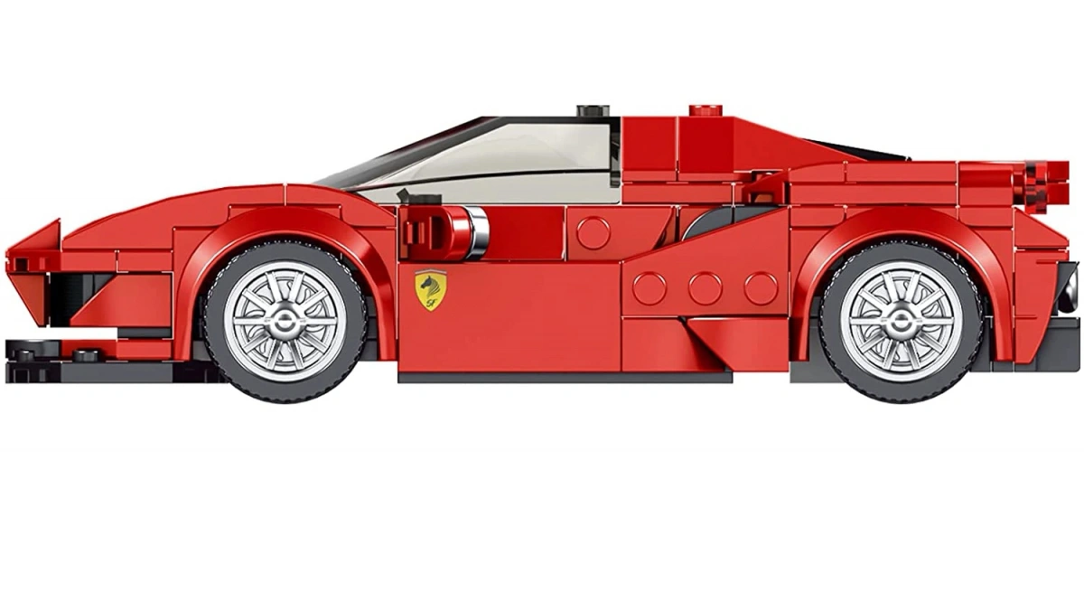 Конструктор Mould King Models 27006. Ferrari 488 GTB, 329 деталей. Фото 4