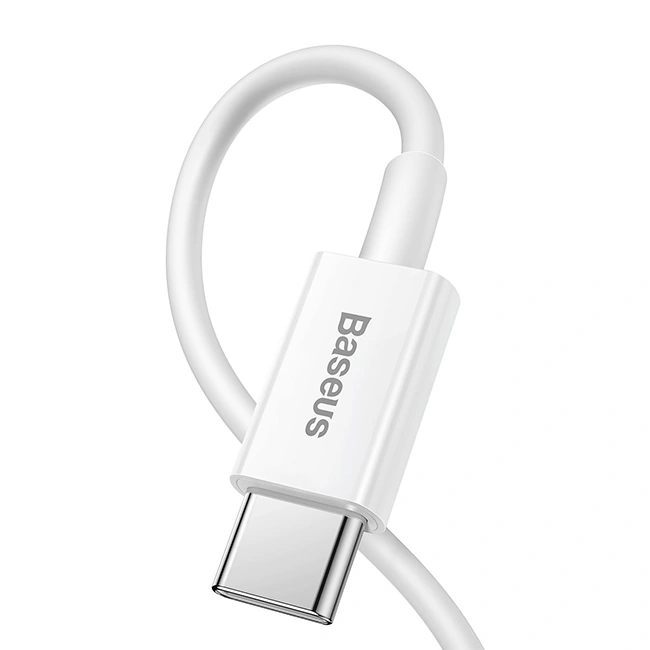 Кабель Baseus Superior Series Fast Charging Data Cable Type-C to iP PD 20W 2m, Белый (CATLYS-C02). Фото 3