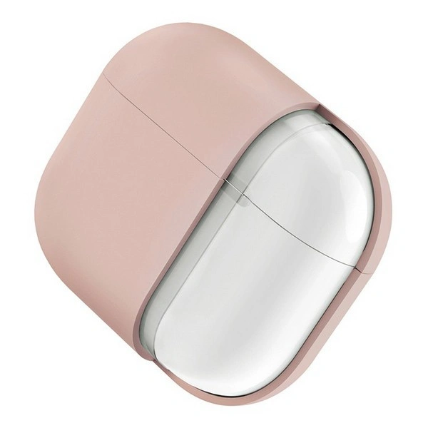 Чехол Uniq для наушников AirPods 4 LINO Liquid silicone, Pink (AIRPODS(2024)-LINOPNK). Фото 5