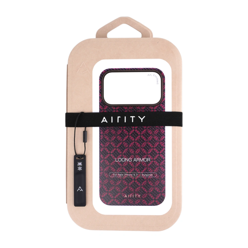 Накладка AIRITY для iPhone 18 Pro Dragon Armor Series (MagSafe), Burgundy (ЦБ-00003022). Фото 3