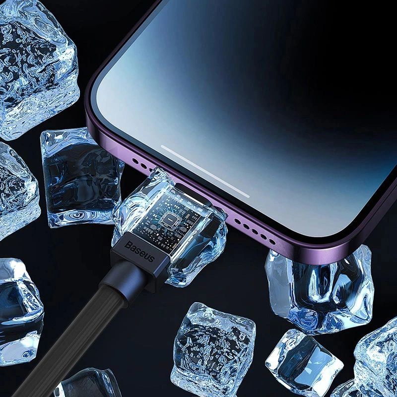 Кабель Baseus CoolPlay Series Fast Charging Cable Type-C - iP 20W 1m, Black (CAKW000001). Фото 6