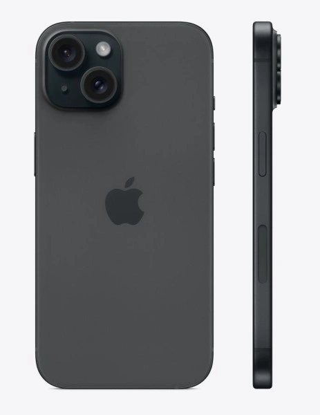 Смартфон Apple iPhone 15 128Gb Black (Dual SIM). Фото 2