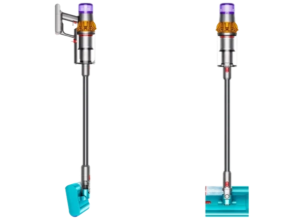 Беспроводной пылесос Dyson V15S Detect Submarine (SV47), Yellow/Nickel. Фото 4