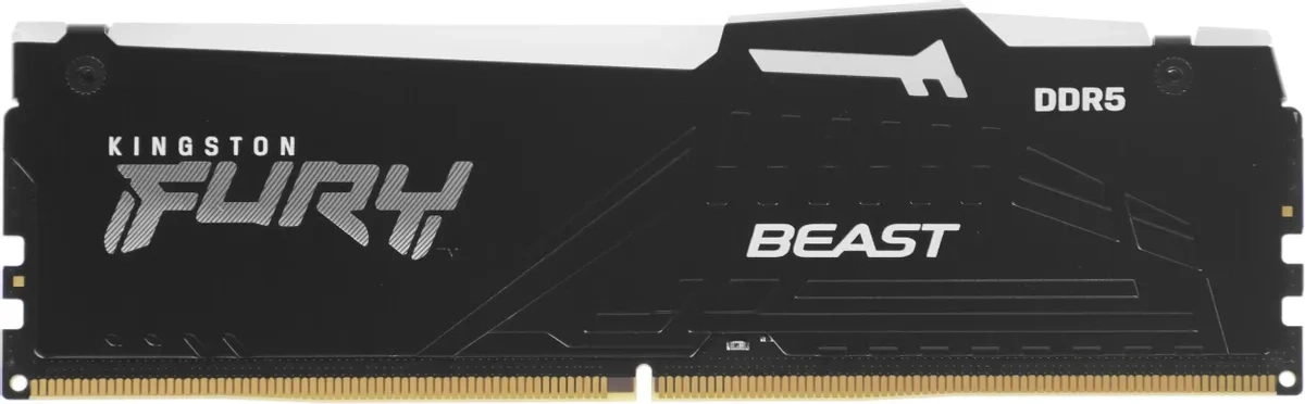 Оперативная память Kingston FURY Beast Black RGB 32Гб, DDR5, 2х16 ГБ, 6000 МГц, 30-36-36 (KF560C30BBEAK2-32). Фото 5