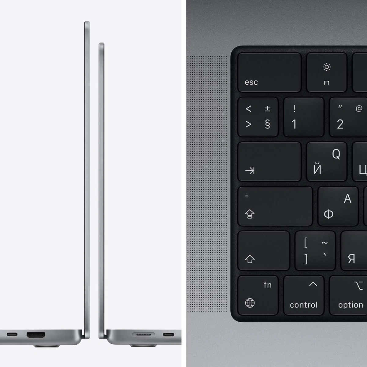 Apple MacBook Pro 16" (2021) 512Gb Space Gray (MK183RU/A) (M1 Pro 10C CPU, 16 ГБ, 512 ГB SSD, Touch ID). Фото 5