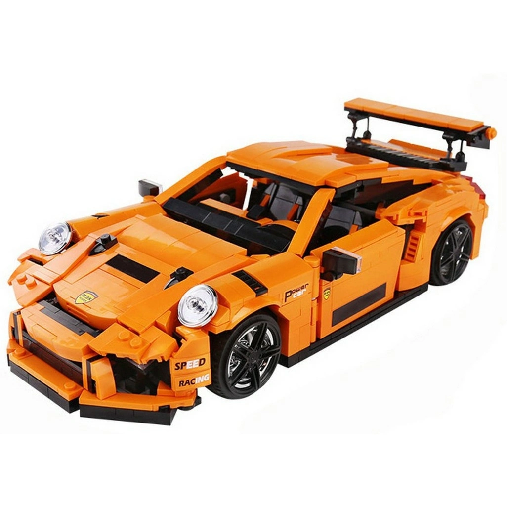 Конструктор Mould King Creative Idea 13129. Porsche GT3 RS, 1072 деталей, Оранжевый. Фото 2