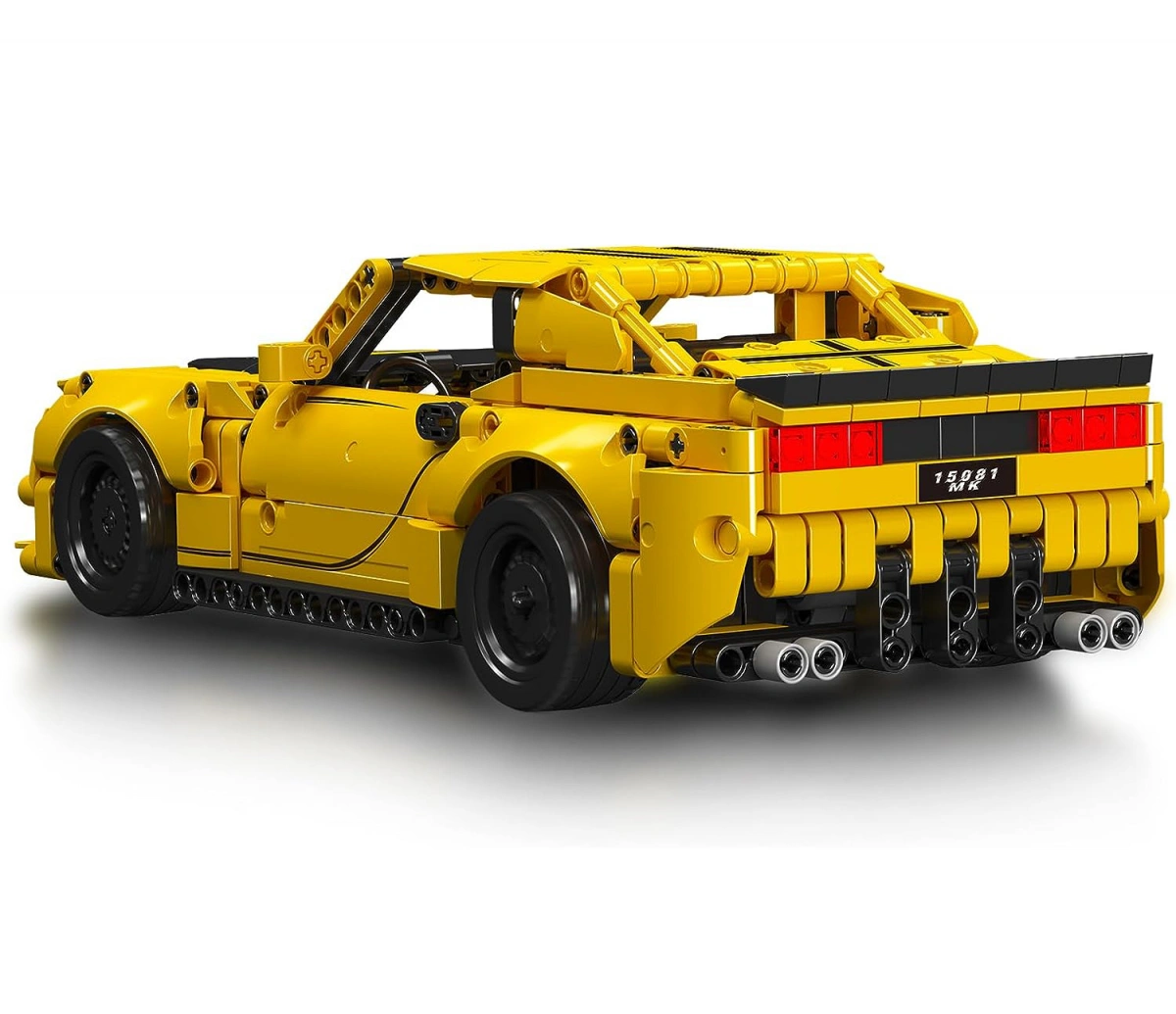 Конструктор Mould King Models 15081. Bumblebee Pull Back, 738 деталей. Фото 3