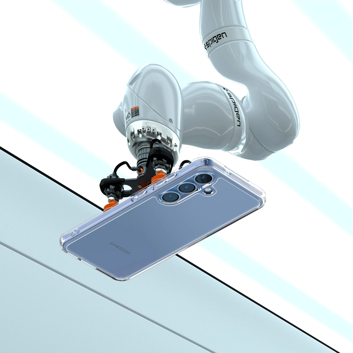 Накладка Spigen Ultra Hybrid для Samsung Galaxy S25, Crysral Clear (ACS09006). Фото 6