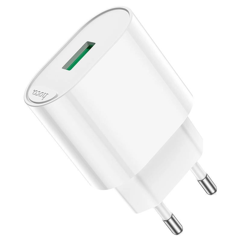 Сетевое зарядное устройство Hoco C109A Fighter, Белое. Фото 3