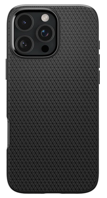 Накладка Spigen Liquid Air для iPhone 16 Pro Max, Matte Black (ACS07988). Фото 2