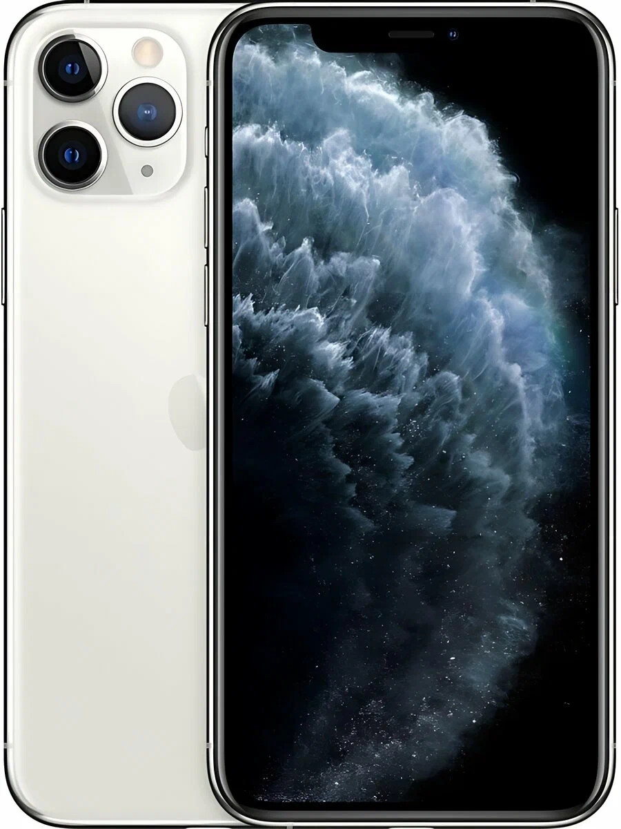 Смартфон Apple iPhone 11 Pro 64Gb Серебристый (Уцененный товар). Фото 3
