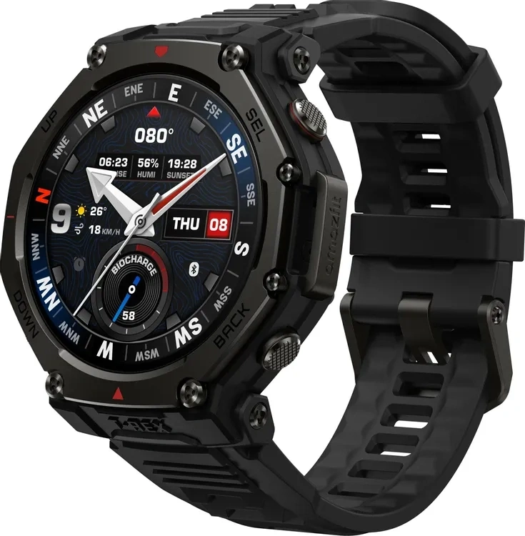 Умные часы Amazfit T-Rex 3 Pro 48мм, Тактический чёрный (A2444). Фото 1
