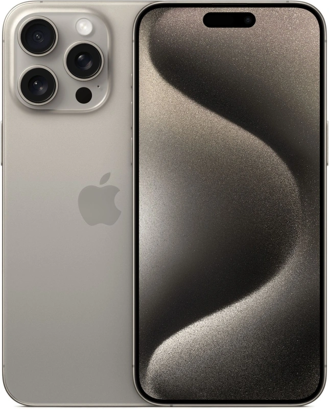 Смартфон Apple iPhone 15 Pro Max 256Gb Natural Titanium (eSIM+SIM). Фото 1