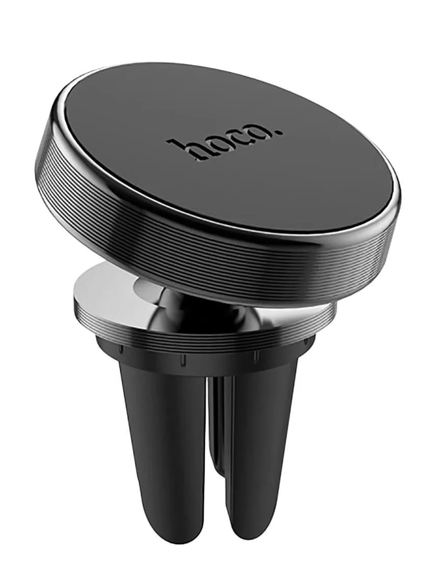 Держатель Hoco CA47 Metal magnetic in-car air outlet mount, Чёрный. Фото 1