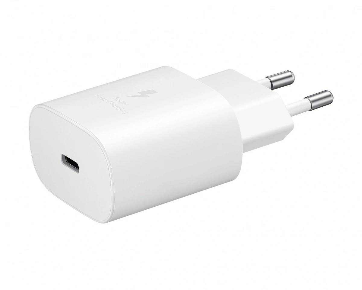 Сетевое зарядное устройство Samsung USB-C 25W, EP-TA800, Белый (EP-TA800NWEG). Фото 1