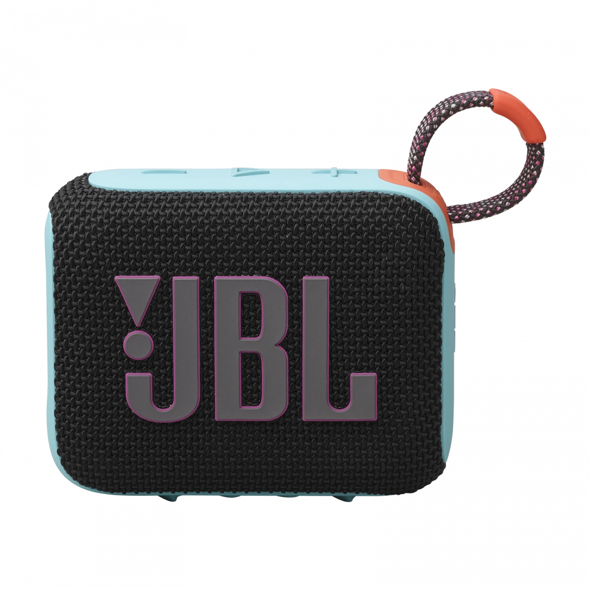 Беспроводная акустика JBL Go 4 Чёрно-оранжевая. Фото 2