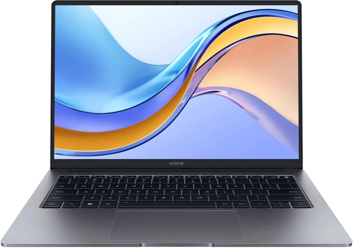 Honor MagicBook X 14 2023 Космический серый (FRI-F58) (14" IPS, Intel Core i5 12450H, 8ГБ, 512ГБ SSD, Intel UHD Graphics, Windows 11) 5301AFJX. Фото 1