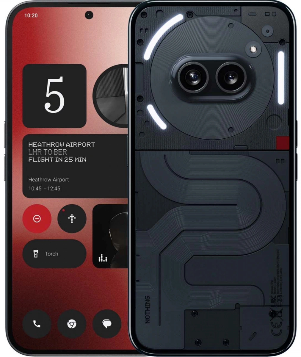 Смартфон Nothing Phone (2A) A142 8/128Gb, Black. Фото 1