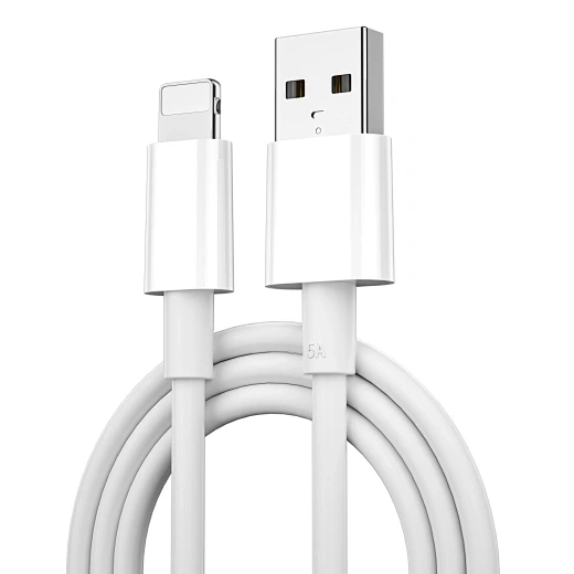 Кабель Wiwu USB to Lightning 1.2м, 2.4A, White (Wi-C006). Фото 1