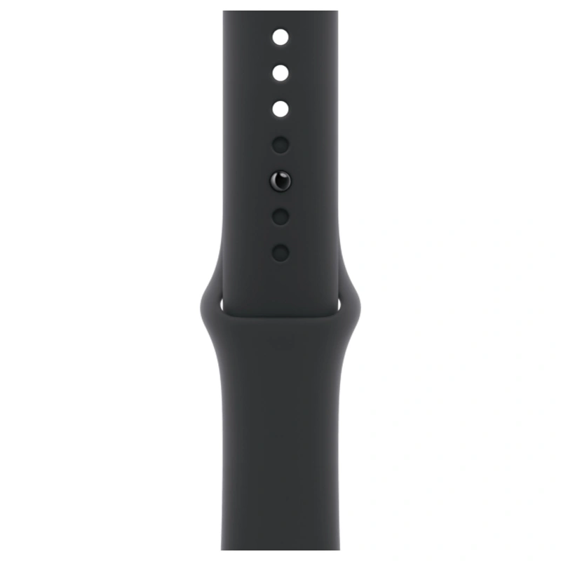 Apple Watch Series 11, 42 мм, алюминий цвета «Jet Black», спортивный ремешок "Black", M/L (MEQU4). Фото 3