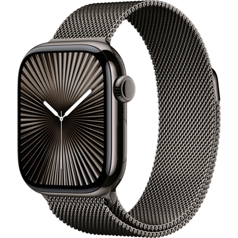 Apple Watch Series 10, 42 мм, Slate Titanium, Миланская петля "Slate" (MX053LW/A). Фото 1