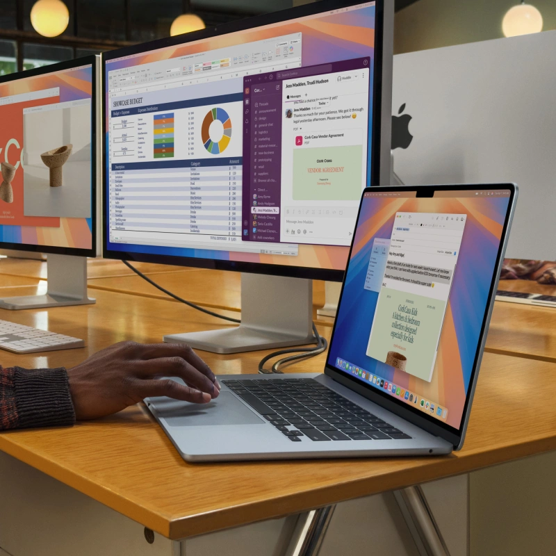 Apple MacBook Air 15" 2025 Сияющая звезда (MW1K3) (M4, 10-ядер CPU/10-ядер GPU, 16 ГБ, 512 ГБ SSD). Фото 7