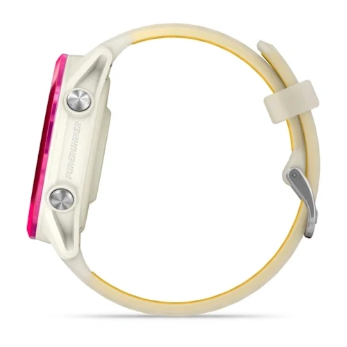 Умные часы Garmin Forerunner 570 42mm Raspberry Aluminum with Translucent Bone/Mango (010-02970-42). Фото 6