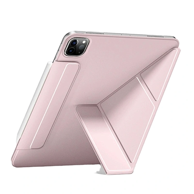 Чехол WiWU Magnetic Smart Folio case для iPad Pro 13 (2024), Pink (Wi-004). Фото 1