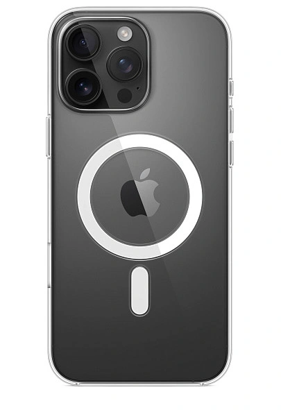 Накладка Clear Case with MagSafe для iPhone 16 Pro Max, Прозрачная. Фото 1