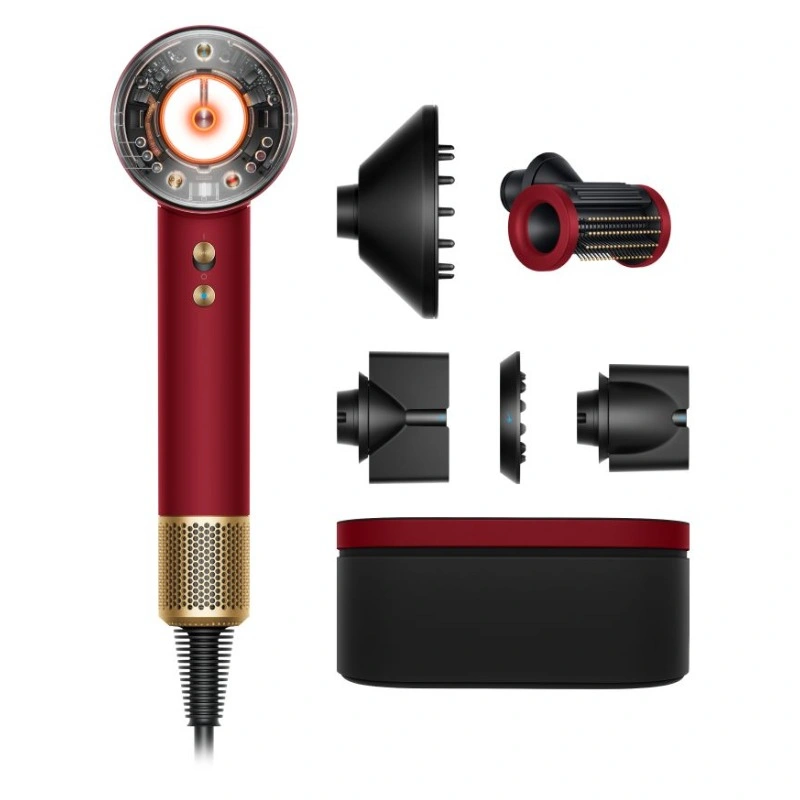 Фен Dyson Supersonic Nural HD16, Red velvet/Gold (Подарочный кейс для хранения). Фото 1