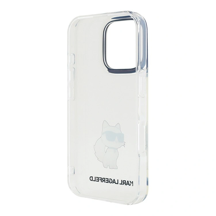 Накладка Lagerfeld для iPhone 16 Pro Max PC/TPU NFT Choupette body, Transparent (KLHCP16XHNCHTCT). Фото 4