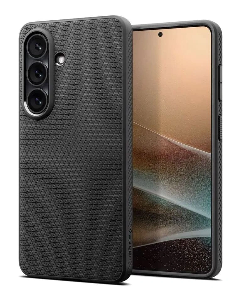 Накладка Spigen Liquid Air для Samsung Galaxy S26, Чёрная (ACS10726). Фото 1