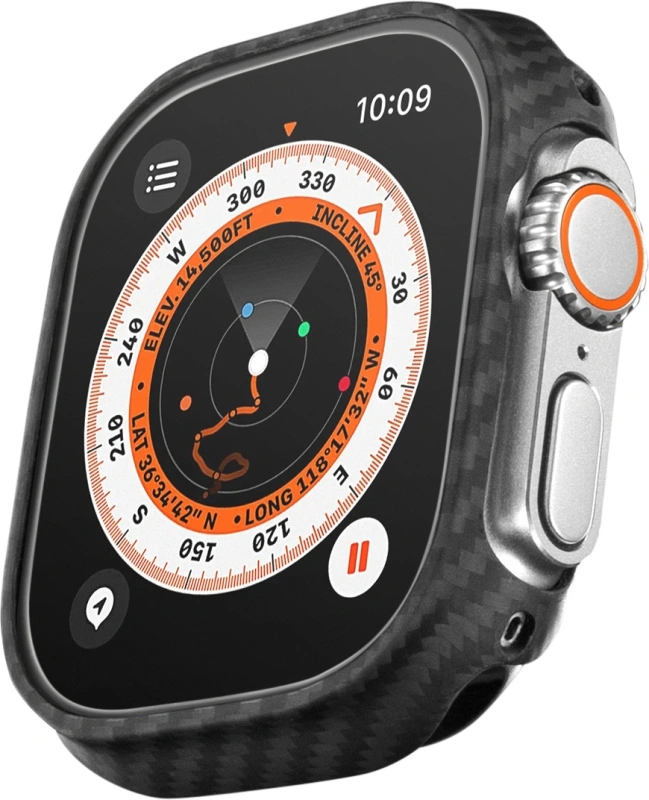 Чехол Pitaka Air Case для Apple Watch Ultra, Чёрный (KW3001A). Фото 1